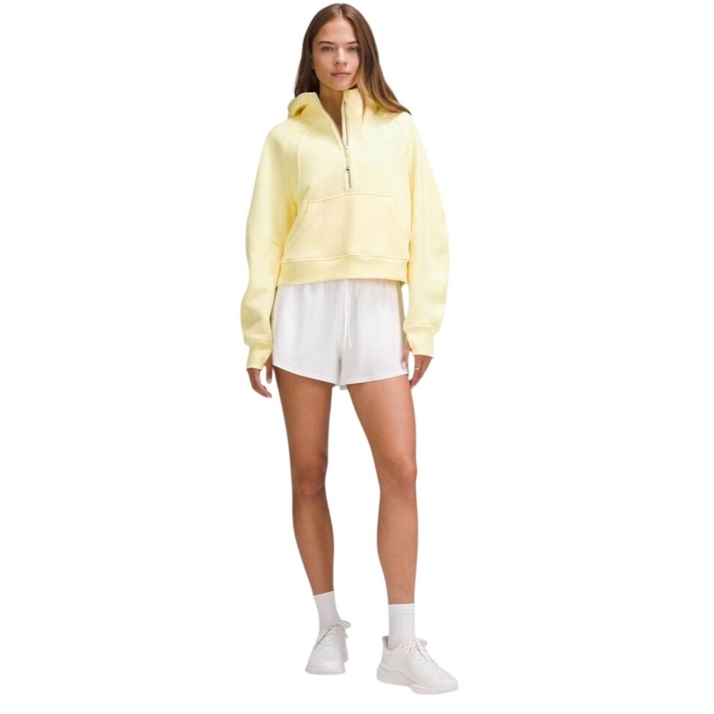 lululemon Yellow Scuba Oversized Half-Zip Hoodie Women's Size M/L